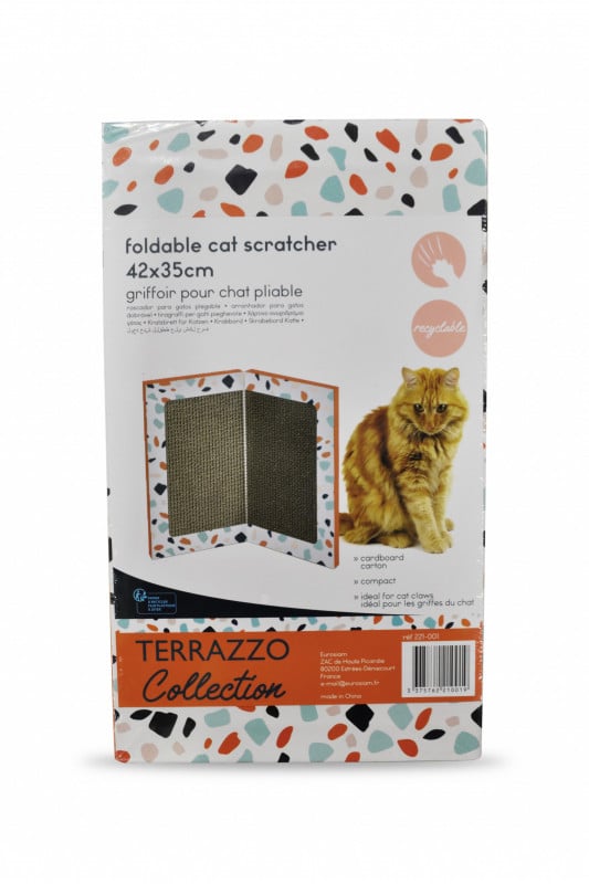 Foldable cardboard cat scratcher – image 2