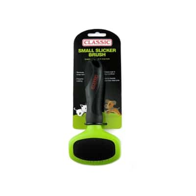 Deluxe small slicker brush for dogs, size 1