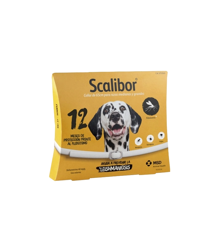 Flea and tick collar for large dogs Scalibor 65 cm