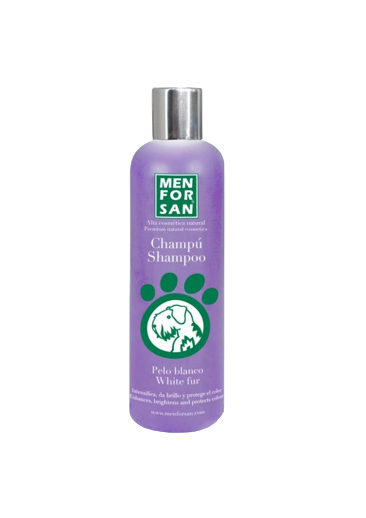 Menforsan shampoo for white-coated dogs