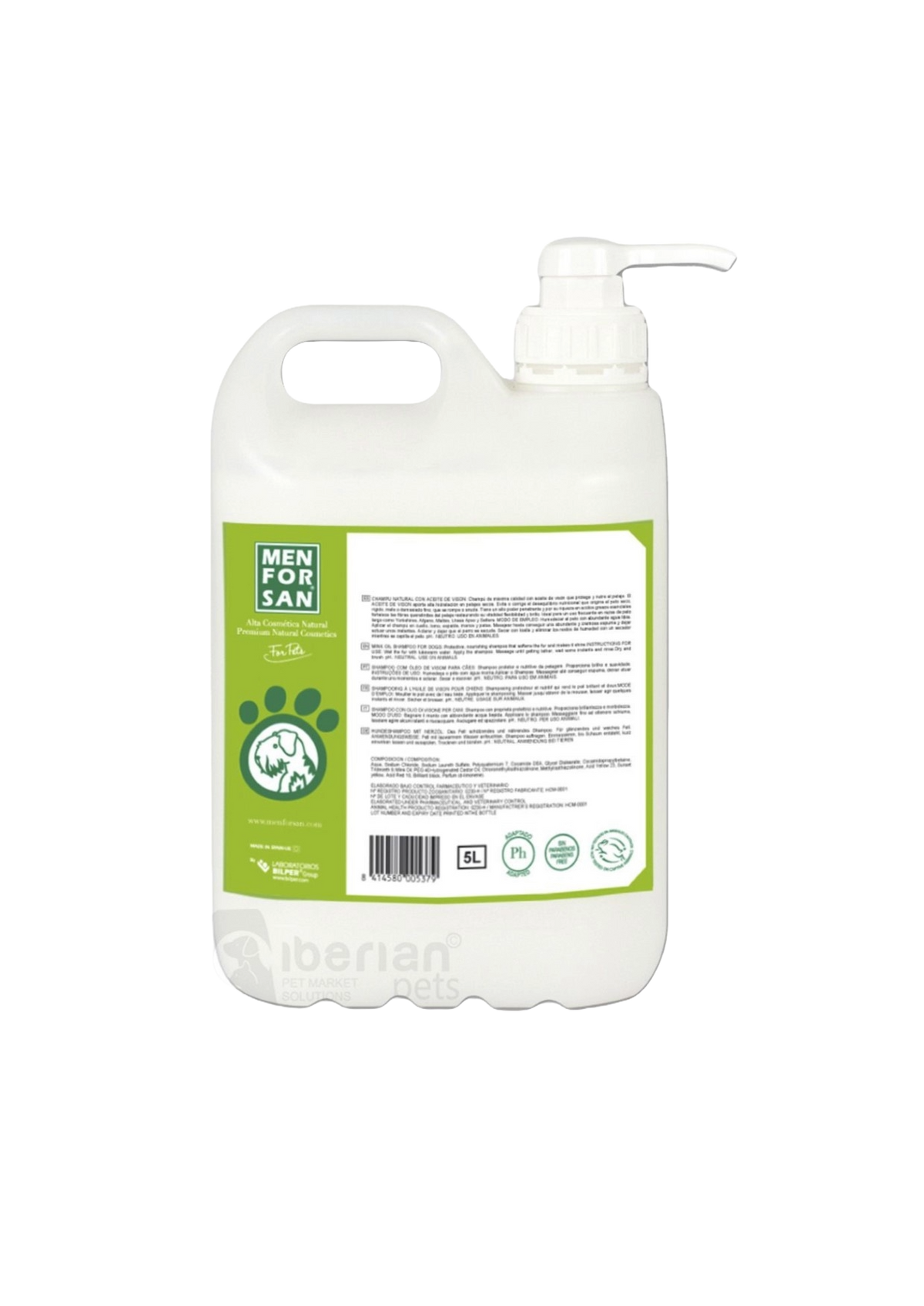 Menforsan shampoo for white-coated dogs
