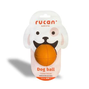 Rucan orange dog ball, medium hardness