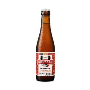 Chicken and beef flavour dog beer, 25 cl bottle