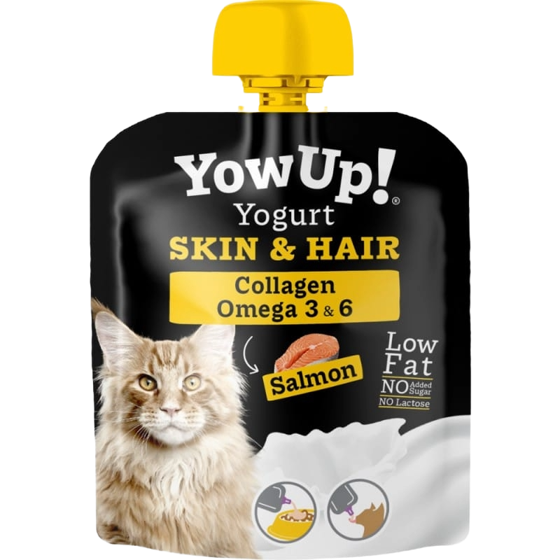 YowUp skin and coat yoghurt for cats, 85 g