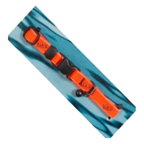 Bub's elastic cat collar, orange