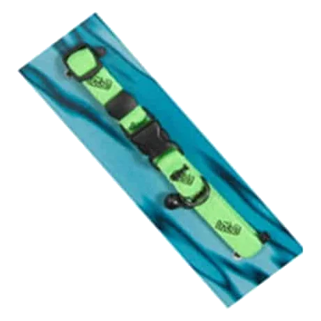 Bub's elastic cat collar, green