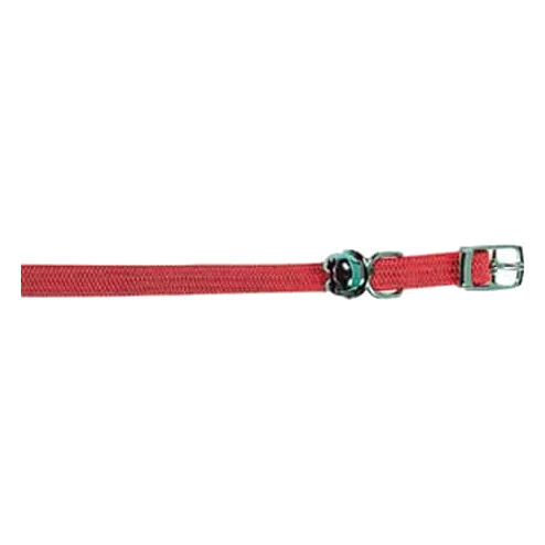 Minie red elastic cat collar