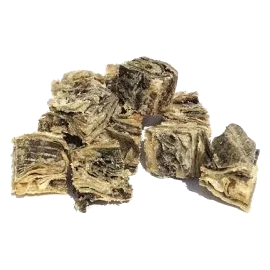 Fish Skin Cubes for Dogs, 1 kg Bag