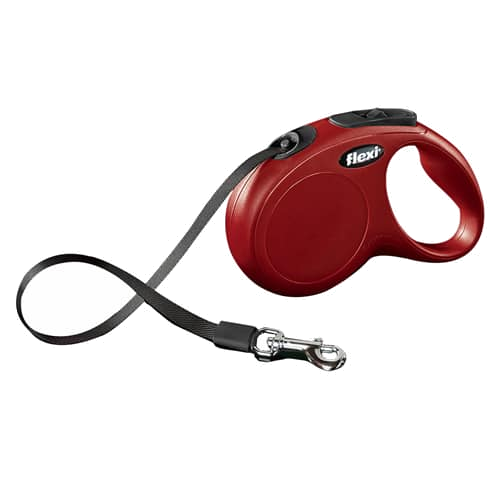 Flexi Compact retractable dog lead, tape