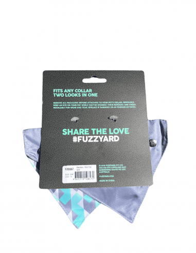 Reversible dog bandana FuzzYard Mint Fizz, size S/M