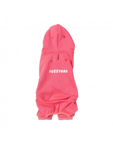 FuzzYard Chillin' Hooded Dog Tracksuit, Pink