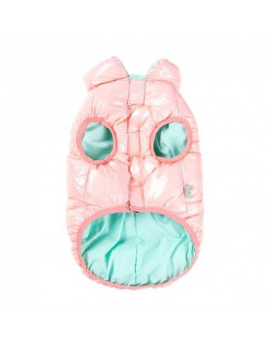 FuzzYard Amor Puffer Dog Coat, Bubblegum Pink
