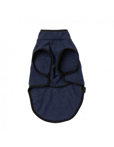 FuzzYard Fitzroy Sherpa Dog Gilet, Navy Blue