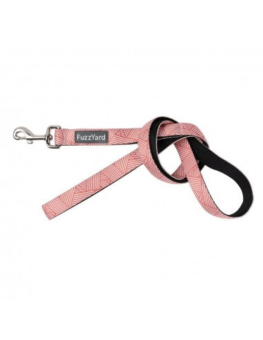 FuzzYard Thornbury Brick Red neoprene dog lead (size L)