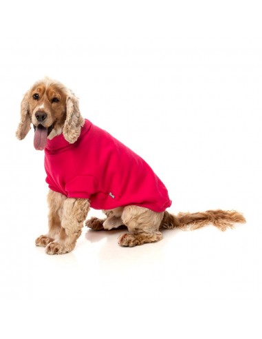 FuzzYard Stevie 25 Turtleneck Dog Jumper, Magenta