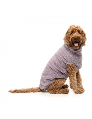 FuzzYard Turtle Teddy Dog Jumper, Lavender