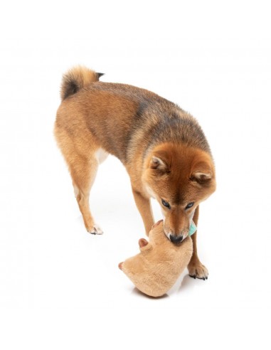 FuzzYard Happybaras Capy-Ccino Plush Dog Toy with Squeaker