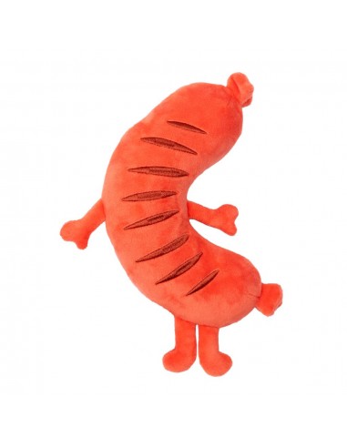 FuzzYard Meat Heads Brad Wurst Plush Dog Toy with Squeaker