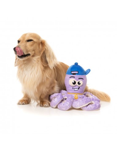 FuzzYard Octo-Pose Hip Hoptapus Octopus Squeaky Plush Dog Toy