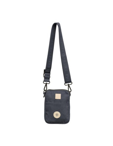 Corduroy dog walking bag FuzzYard Life Slate Grey