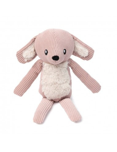 Corduroy Plush Dog Toy FuzzYard Life Bunny Soft Blush