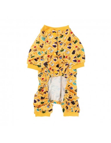 Fleece Dog Pyjamas FuzzYard What The Duck Size 6