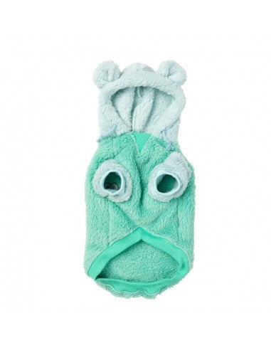 FuzzYard Winnie dog hoodie, teal (size 3)