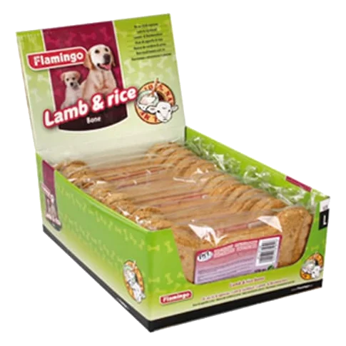 Rice and lamb dog biscuits