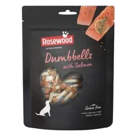 Salmon Dumbbells Mini Bone Dog Treats, 150 g