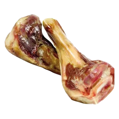 Split ham bone natural dog chews, pack of 2