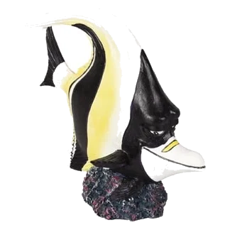 Moorish idol fish aquarium ornament