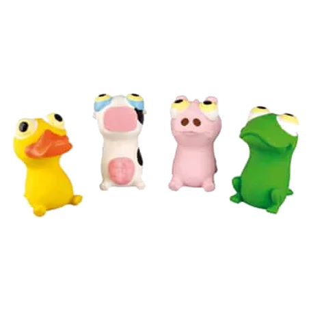 Cute latex dog toy, 11 cm