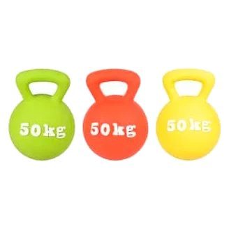Gym 50 kg latex dog toy, 15 cm