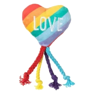 FuzzYard Pride Love Heart Catnip Cat Toy