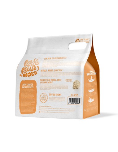 Kit Cat 2nd Chance clumping cat litter, pea and yucca, 7 L