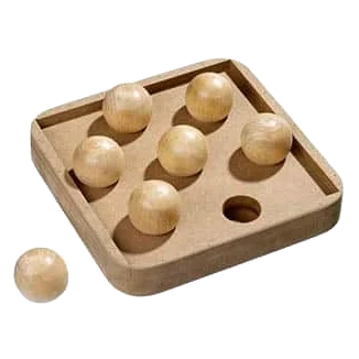 Kitty Brain Train Boccia cat puzzle, 19 × 19 cm