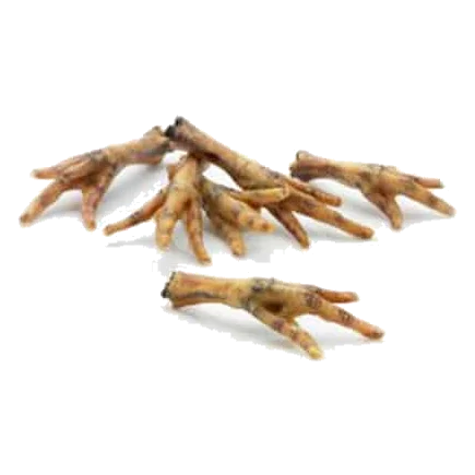 Dried chicken feet dog treats, 1 kg