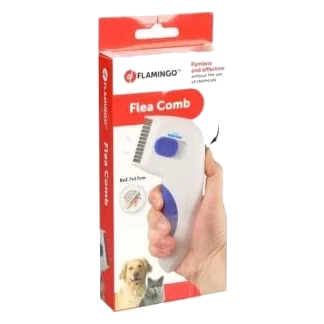 Puleks Electric Flea Comb for Dogs and Cats, White