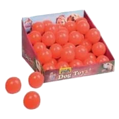 Light-up bouncing dog ball, 6 cm