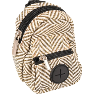 Flamingo 2-in-1 beige poo bag and treat holder