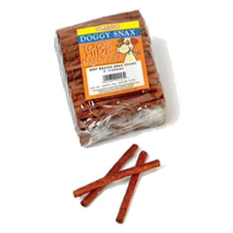 Barbecue Rawhide Dog Chews, 100 Pack