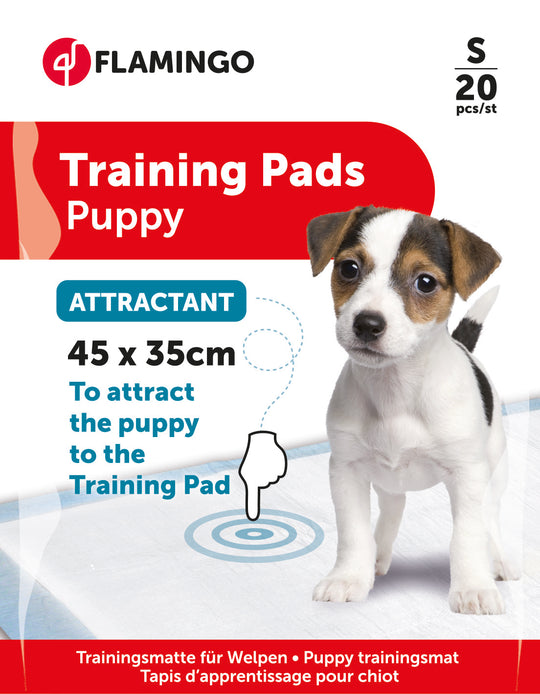 Puppy training pads with attractant, size 1