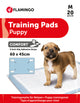 Comfort puppy pads with non-slip adhesive strips, size 2