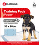 Comfort puppy pads with non-slip adhesive strips, size 3