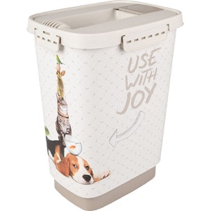June pet food storage container with scoop, 8.4 L