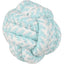 Green rope ball dog toy, 6 cm