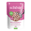 Schesir tuna with chicken and ham wet cat food, 85 g pouch