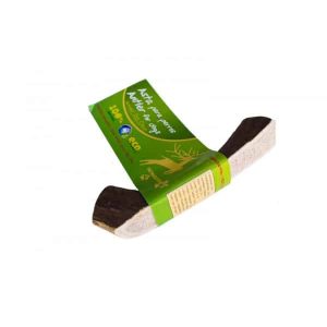 Split deer antler dog chew, size S