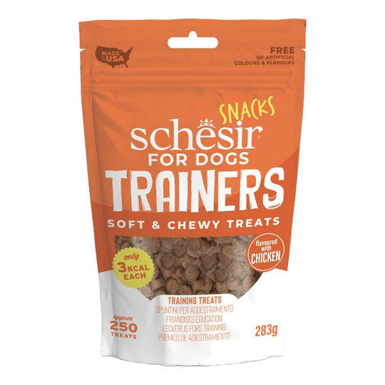Schesir Trainers chicken dog training treats, 283 g