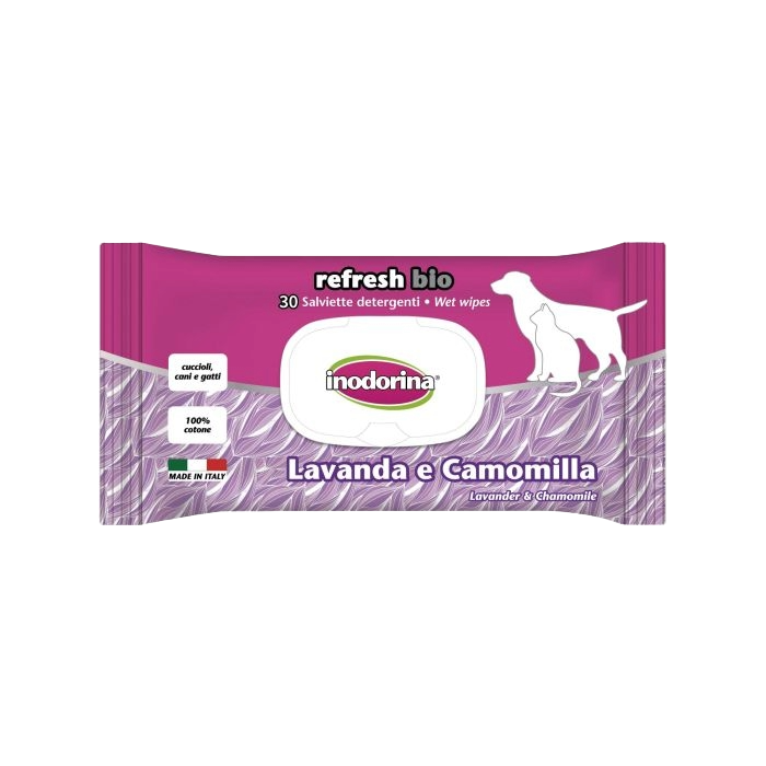 Inodorina Bio hygiene wipes for dogs and cats